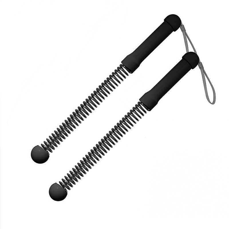 Home Gym Weights - เชือกออกกำลังกายแบบปรับน้ำหนักได้ไร้สาย หนา 4 มม. พร้อมด้ามจับสปริง TPR
