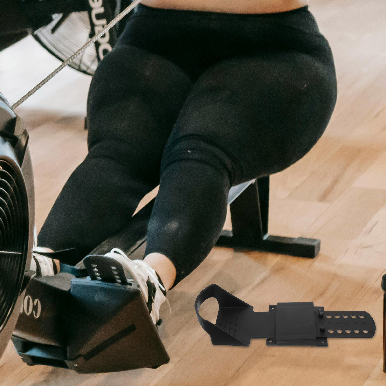 Home Gym Universal Machine - 1 คู่ แป้นเหยียบเครื่องกรรเชียงบกสำหรับออกกำลังกายที่บ้าน อุปกรณ์เสริมเครื่องกรรเชียงบก แป้นเหยียบแบบแบนอเนกประสงค์สำหรับการฝึกซ้อมทั่วร่างกาย