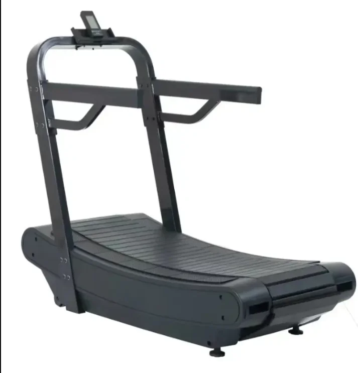 Home Gym Yes Or No - ลู่วิ่งไฟฟ้าหน้าจอ LED กว้างพิเศษ พร้อมสายพานวิ่งไนลอน ดีไซน์โค้ง ไม่ใช้พลังงานไฟฟ้า