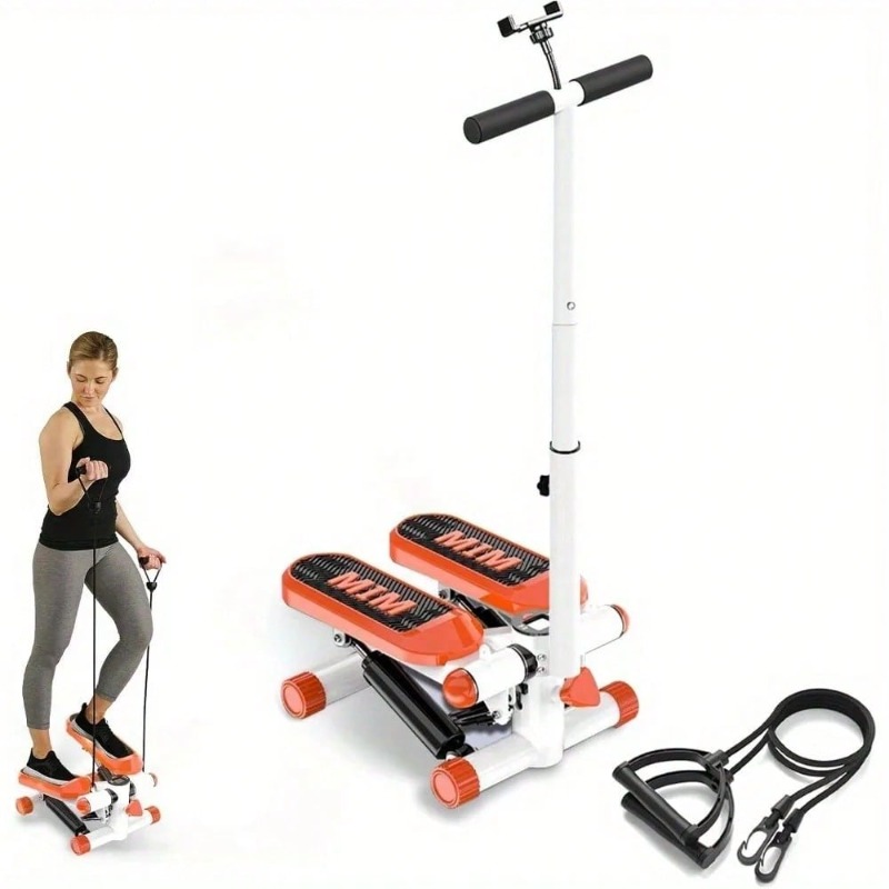 Home Gym Resistance Machine - เครื่องเดินวงรีขนาดเล็กพร้อมสายรัดต้านทาน – เครื่องเดินวงรีปรับระดับความสูงได้ 350 ปอนด์ สำหรับยิมที่บ้าน