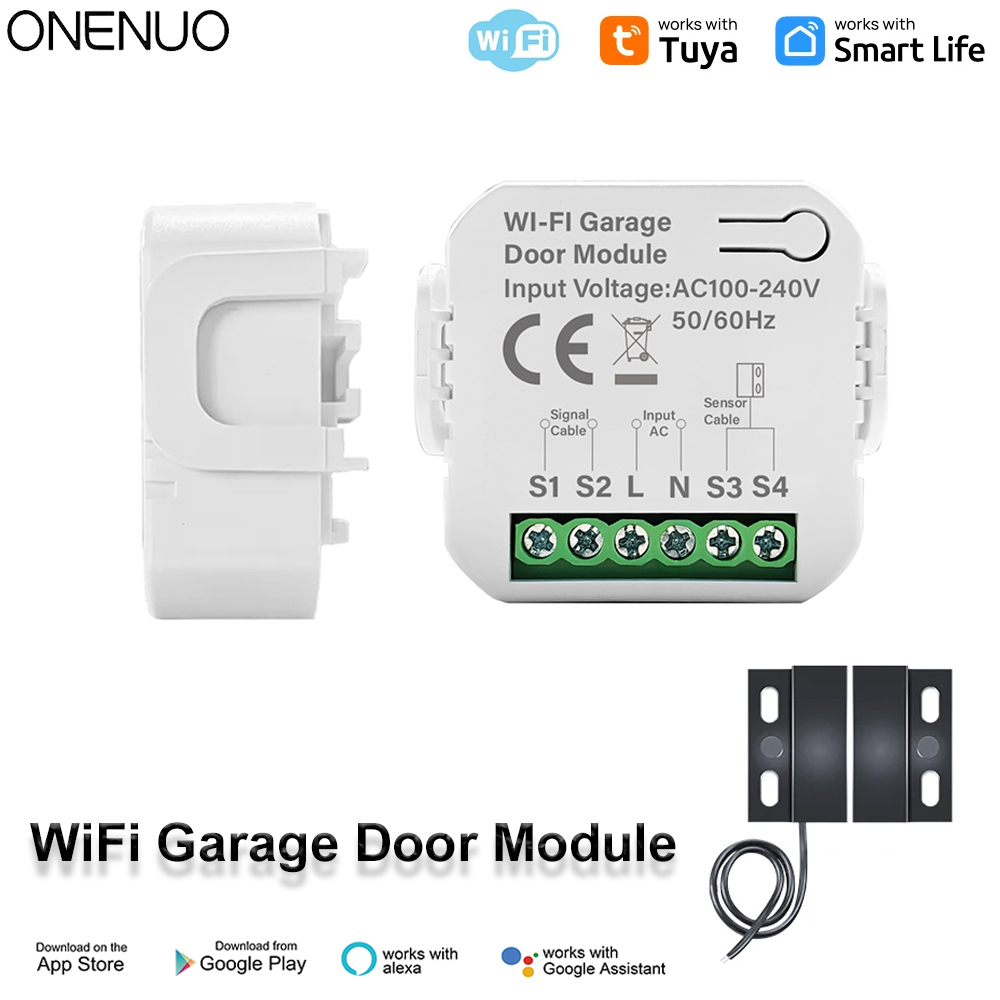 Home Gym Garage - สวิตช์ประตูโรงรถอัจฉริยะ Tuya WiFi ควบคุมการเปิด-ปิดประตูผ่านแอป Smart Life