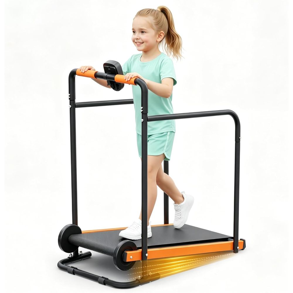 Home Gym Yes Or No - ลู่วิ่งไฟฟ้าสำหรับเด็กอายุ 8 ปีขึ้นไป: อุปกรณ์ออกกำลังกายแบบไม่ใช้ไฟฟ้าพร้อมระบบปรับความชัน เหมาะสำหรับการเล่นแบบแอคทีฟที่บ้านหรือในยิม รุ่น