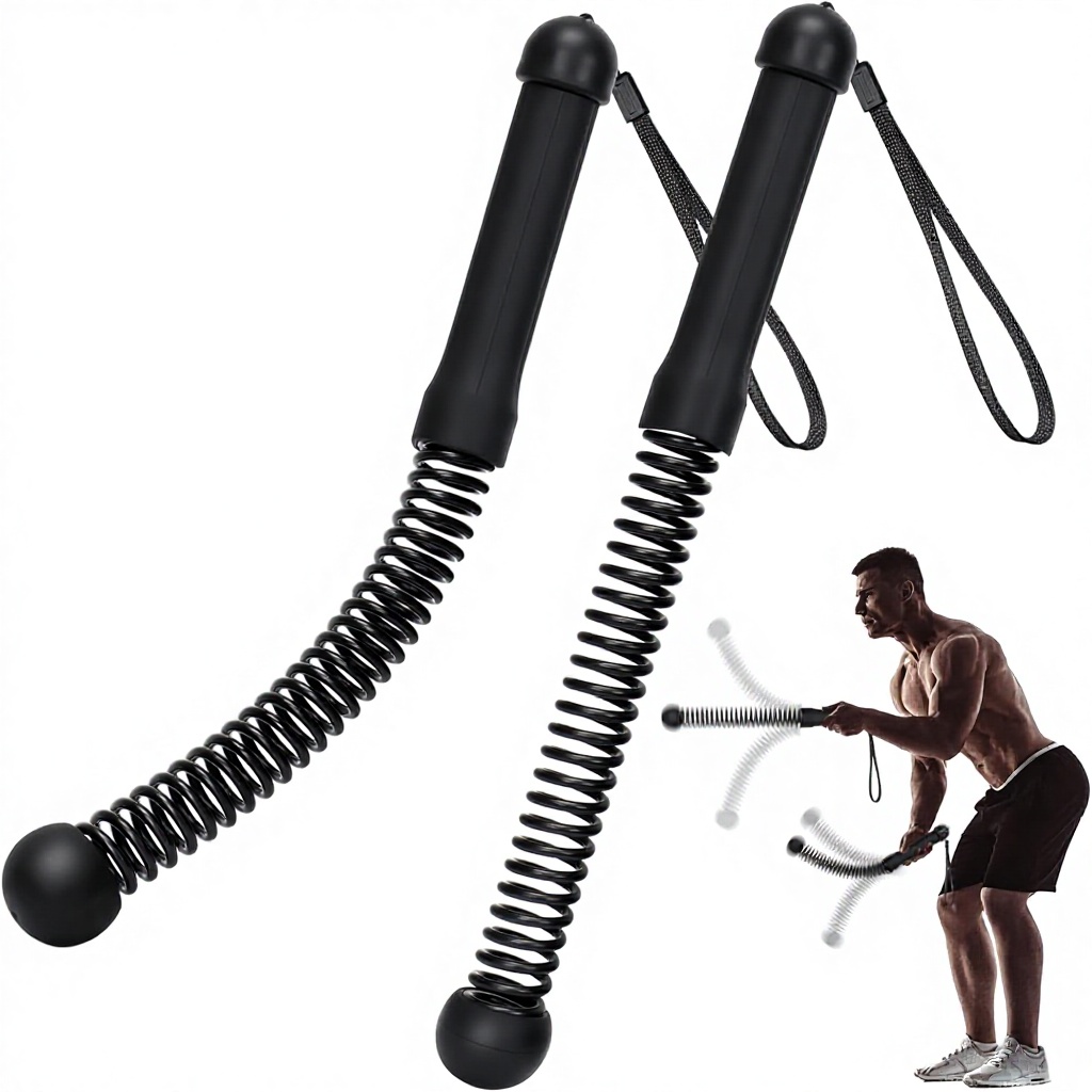 Home Gym Weights - เชือกออกกำลังกายแบบไร้สายรุ่นอัพเกรด 2 ชิ้น น้ำหนักเบา 16.9 นิ้ว