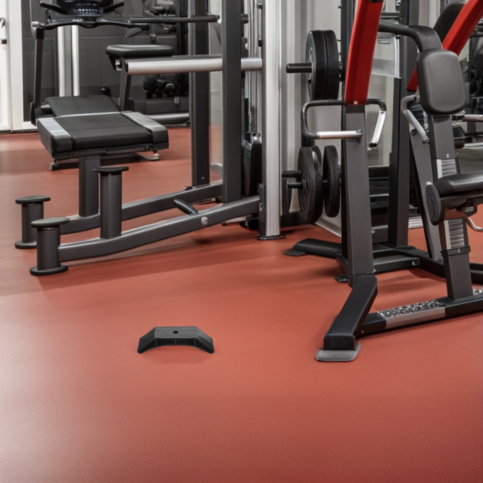 Home Gym Layout - ชั้นวางดัมเบล 8 ชิ้น สำหรับยิมที่บ้าน ลดเสียงรบกวน ผิวทนต่อเหงื่อ