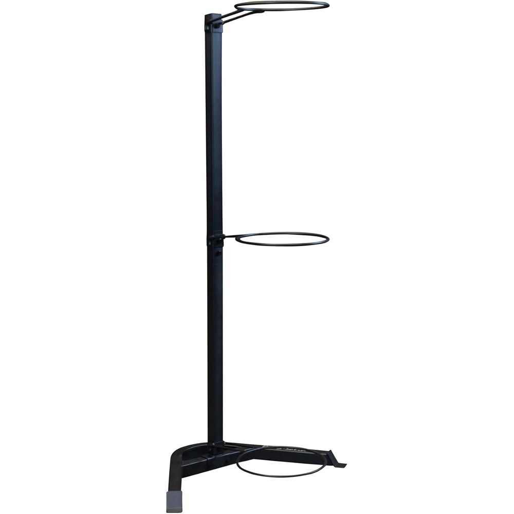 Home Gym Body Solid - ชั้นวางลูกบอลออกกำลังกาย Body-Solid (GSR10B) สำหรับจัดเก็บลูกบอล หรือใช้ในบ้านและยิมเชิงพาณิชย์ สีเทา/ดำ