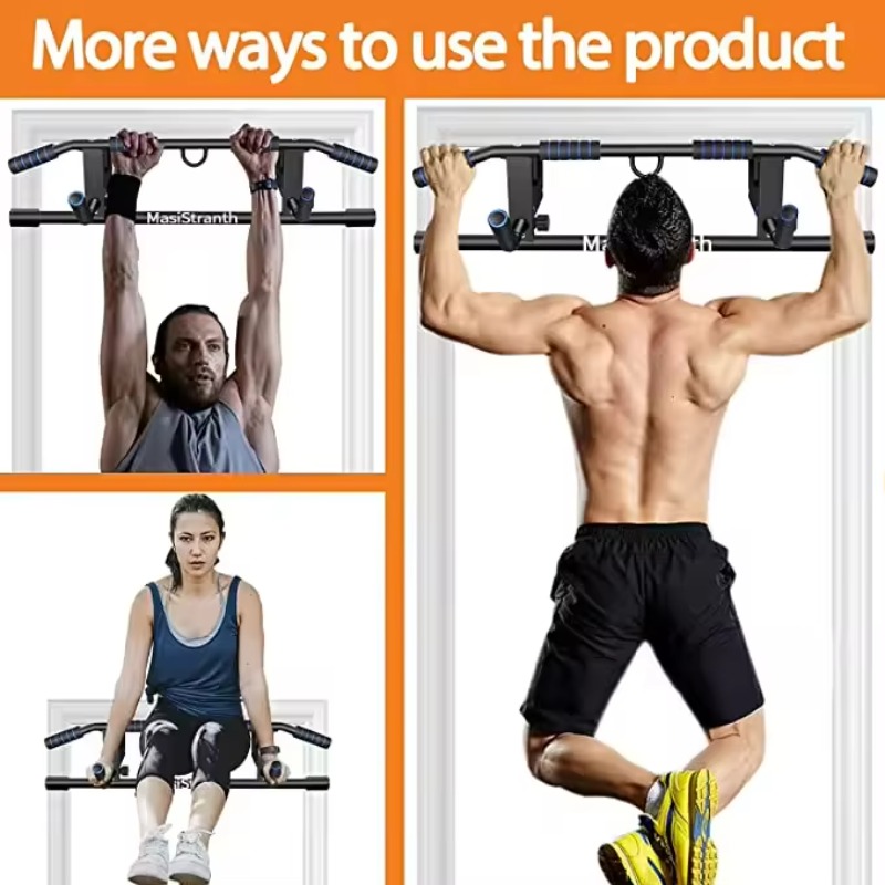 Home Gym Installation - บาร์โหนติดประตูแบบไม่ต้องเจาะ ติดตั้งง่าย บาร์ดิปสำหรับออกกำลังกายที่บ้าน
