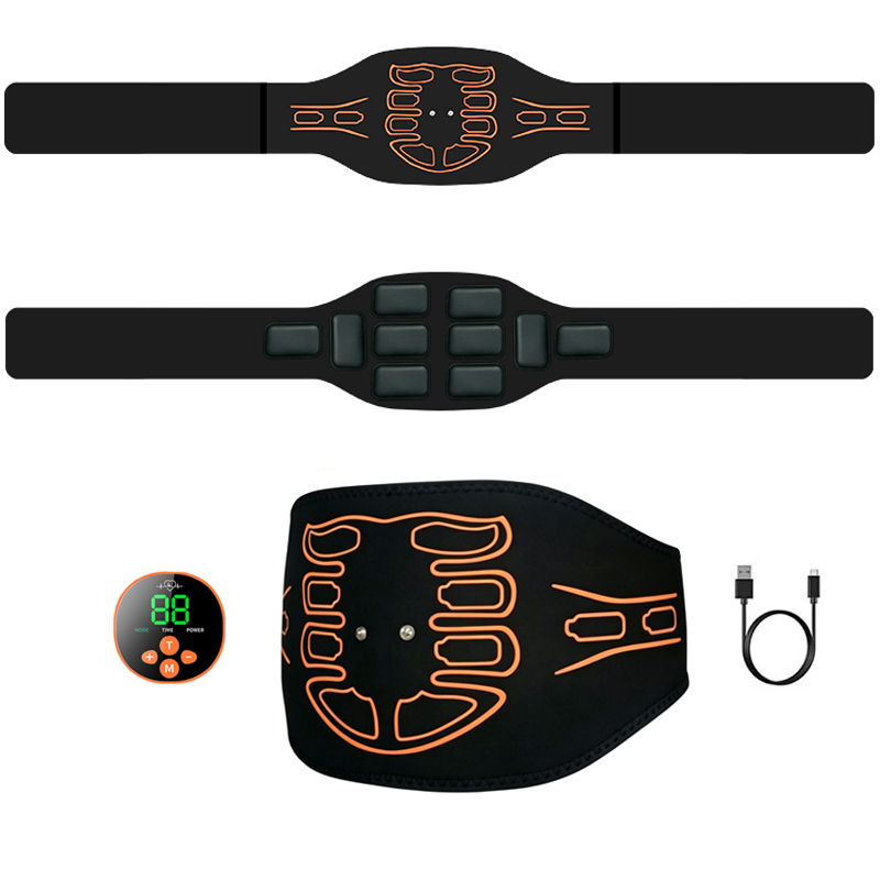 Home Gym Tools - เข็มขัดกระชับหน้าท้องสมาร์ท เอ็บส์เทรนเนอร์ เครื่องกระตุ้นกล้ามเนื้อ เครื่องนวดเอว ลดสัดส่วน อุปกรณ์ฟิตเนสสำหรับใช้ในบ้าน