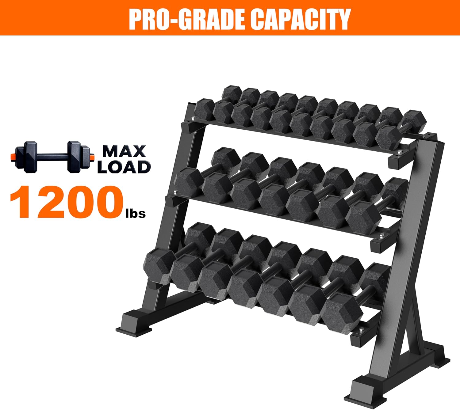 ชั้นวางดัมเบลแบบสามชั้นสำหรับง - Home Gym Weights บทวิจารณ์และราคา