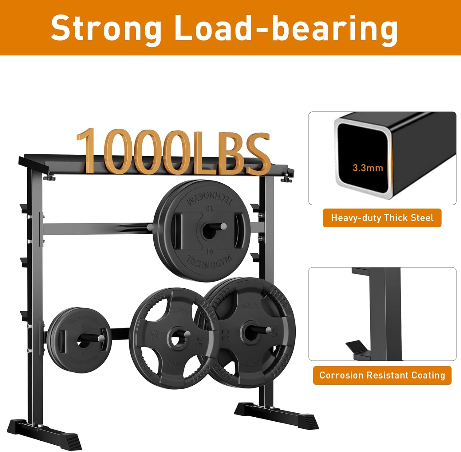 ชั้นวางเก็บน้ำหนักสำหรับฝึกควา - Home Gym Weights บทวิจารณ์และราคา