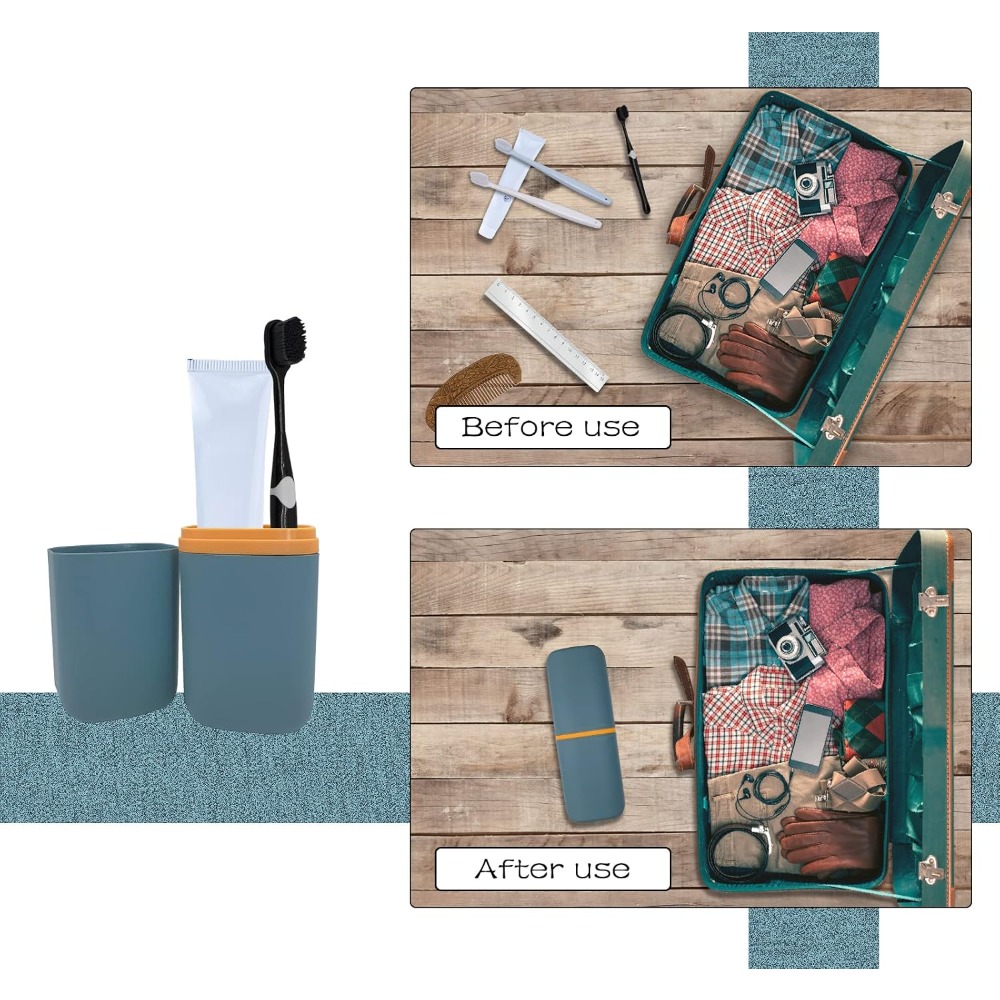 ที่ใส่แปรงสีฟันแบบพกพาพร้อมกล่ - Home Gym For Kids บทวิจารณ์และราคา