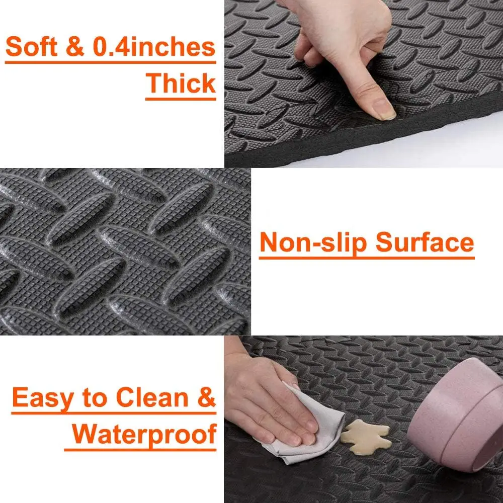 แผ่นรองออกกำลังกายแบบต่อกันได้ - Home Gym For Kids บทวิจารณ์และราคา