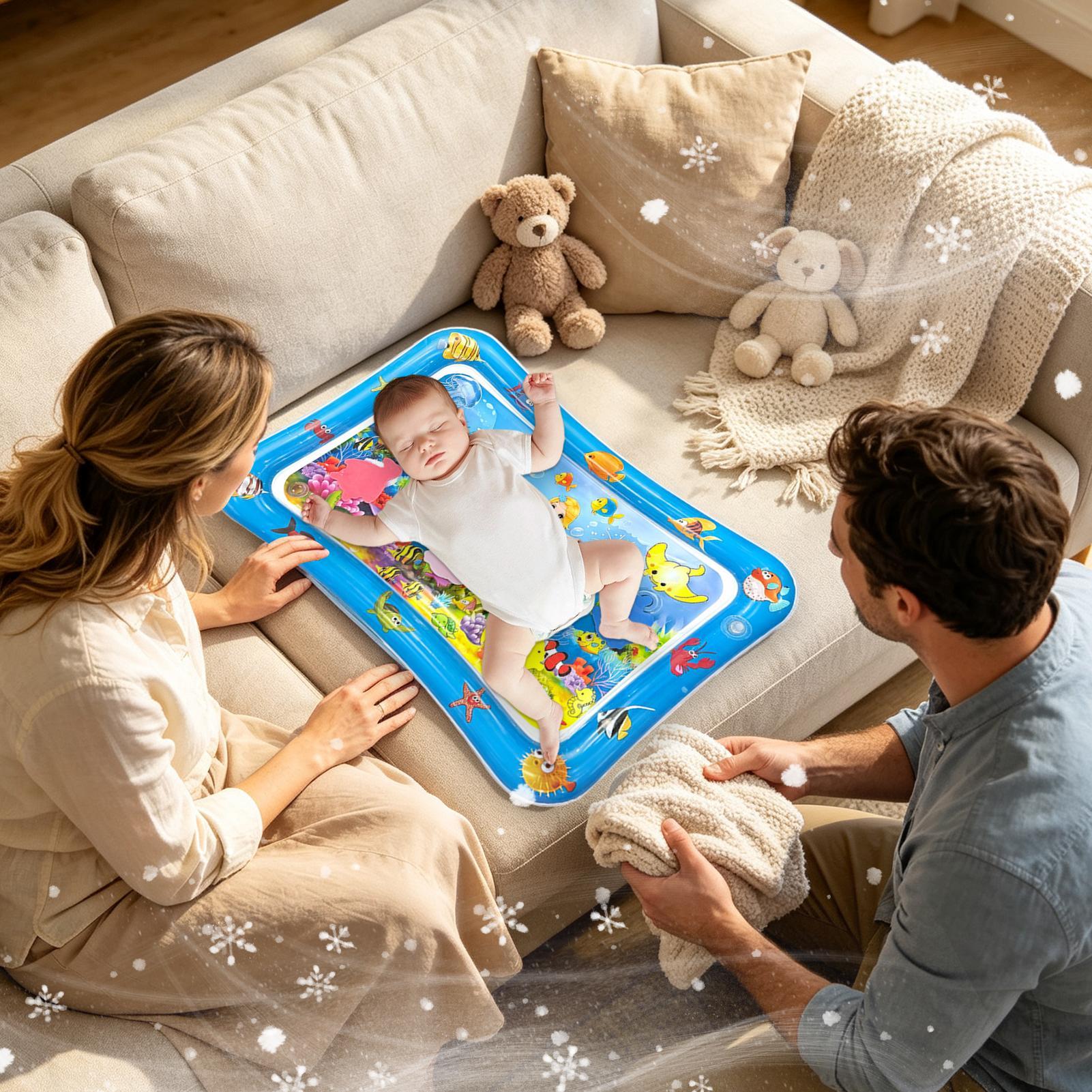 แผ่นรองน้ำเป่าลมสำหรับเด็ก ลาย - Home Gym For Kids บทวิจารณ์และราคา
