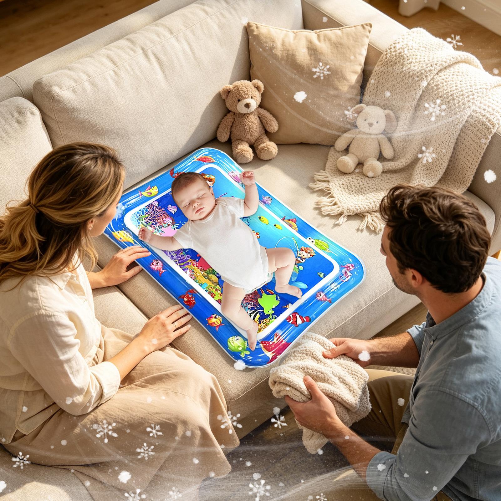 แผ่นรองน้ำเป่าลมสำหรับเด็ก ลาย - Home Gym For Kids บทวิจารณ์และราคา