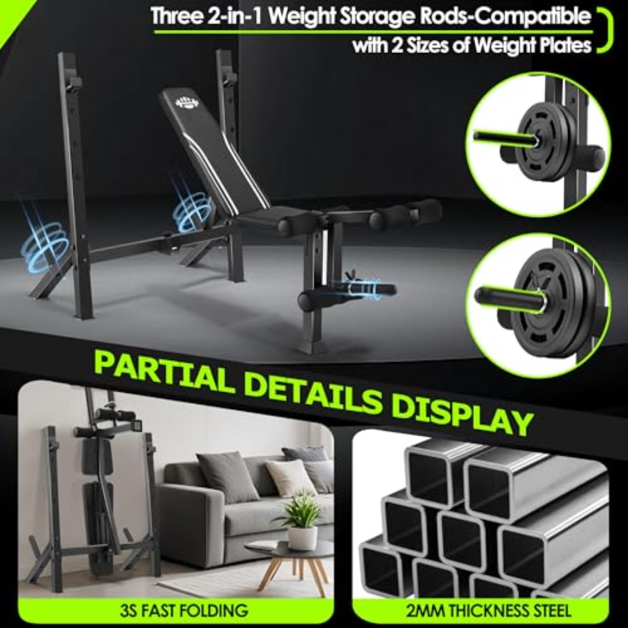 ชุดม้านั่งยกน้ำหนัก 900 ปอนด์  - Home Gym Leg Press บทวิจารณ์และราคา