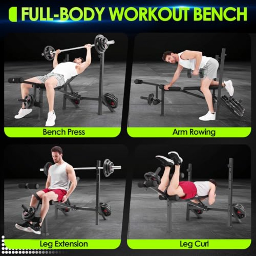 ชุดม้านั่งยกน้ำหนัก 900 ปอนด์  - Home Gym Leg Press บทวิจารณ์และราคา