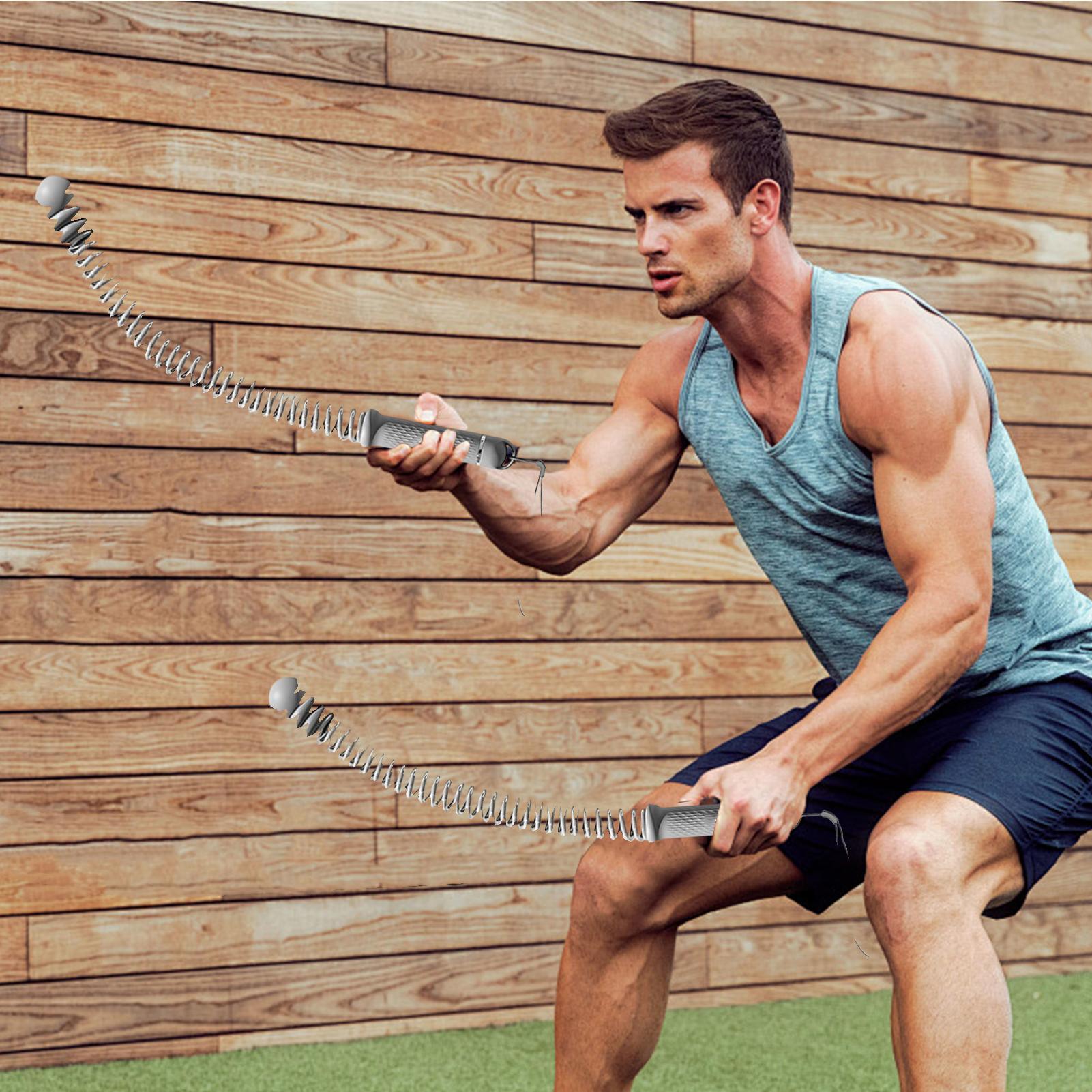 เชือกออกกำลังกายไร้สาย เชือกถ่ - Home Gym Weights บทวิจารณ์และราคา