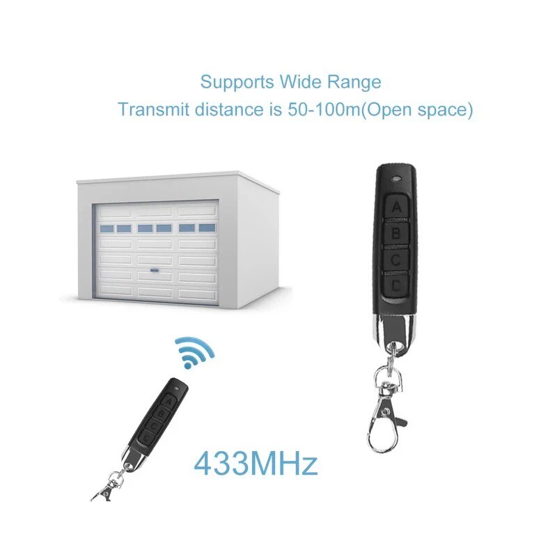 433MHZ 433.92mhz รีโมทคอนโทรลป - Home Gym Garage บทวิจารณ์และราคา