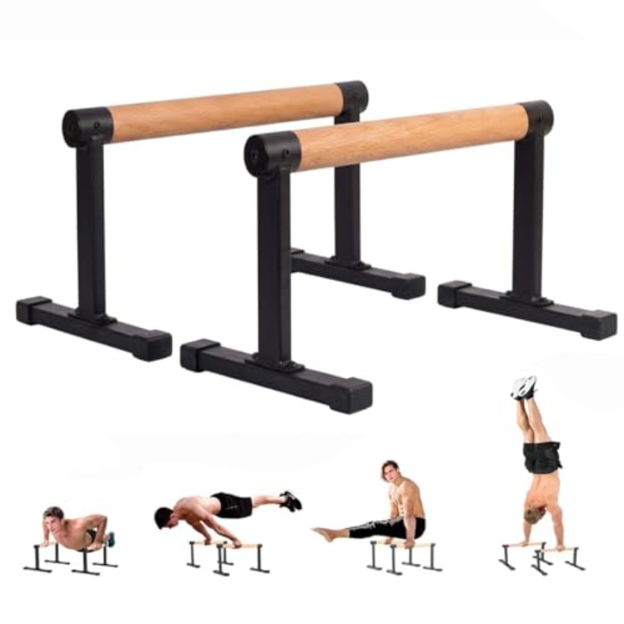 บาร์คู่ขนานไม้บีชสำหรับยิมนาสต - Home Gym Installation บทวิจารณ์และราคา