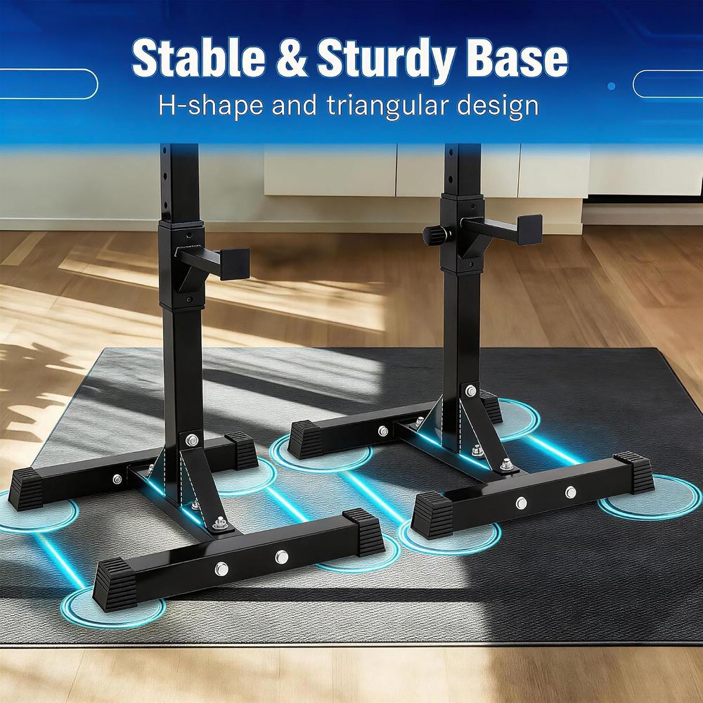 แท่นวางสควอทสำหรับเบนช์เพรสแบบ - Home Gym Weights บทวิจารณ์และราคา