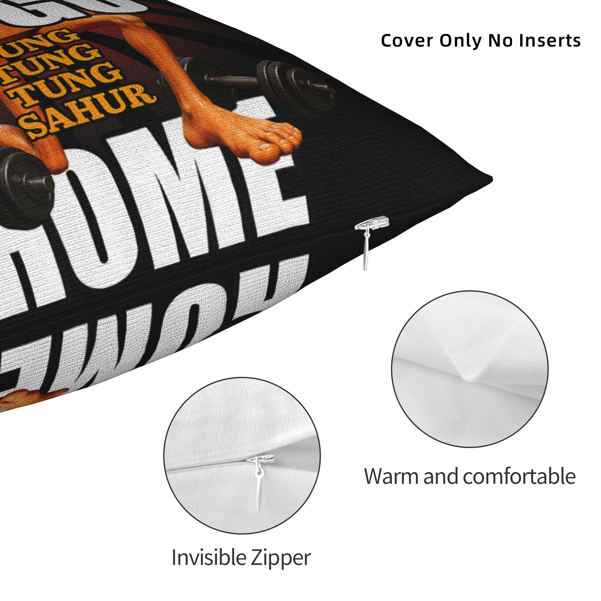 ปลอกหมอนอิง Go Big or Go Tung  - Home Gym Yes Or No บทวิจารณ์และราคา