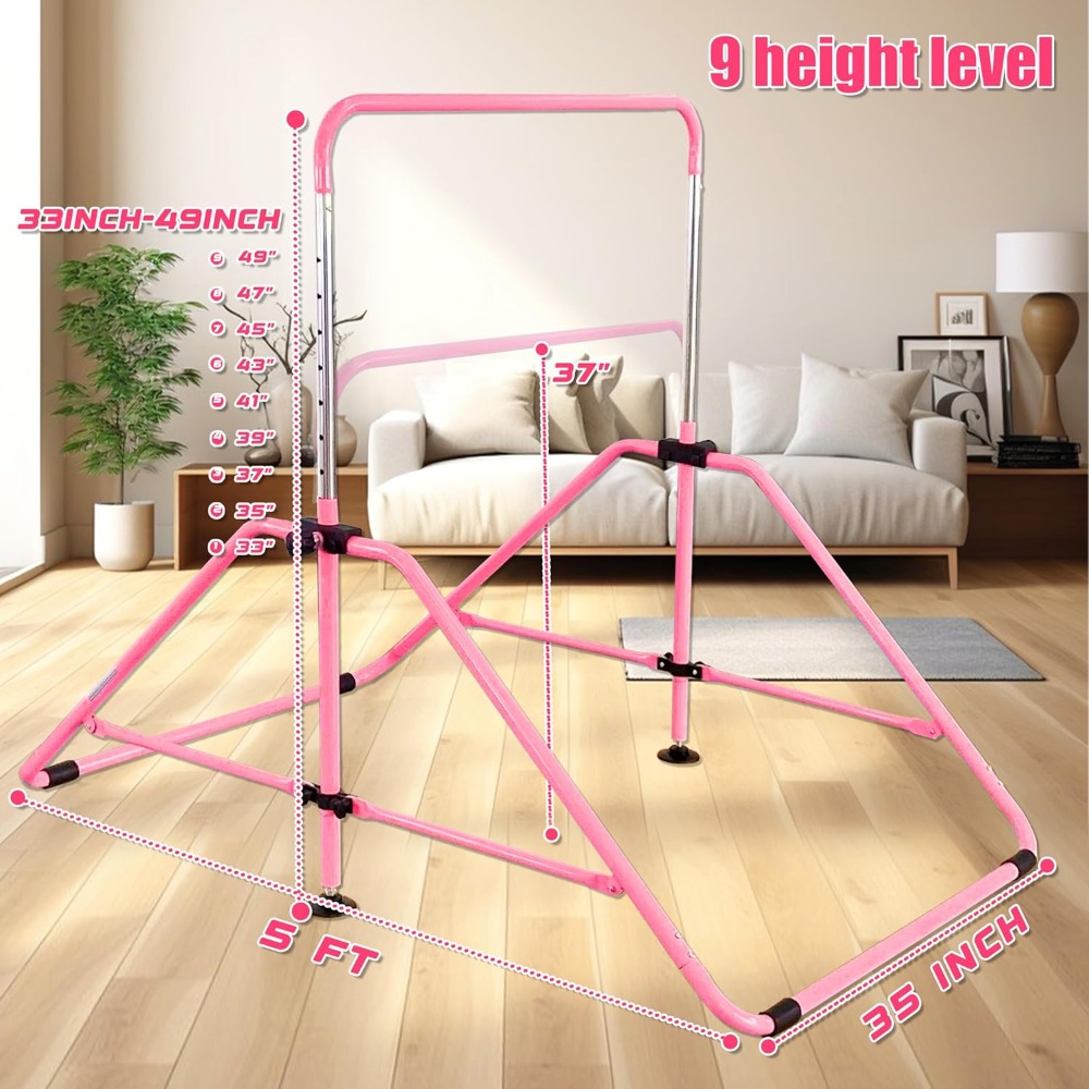 บาร์โหนพับได้สำหรับเด็ก ปรับคว - Home Gym For Kids บทวิจารณ์และราคา