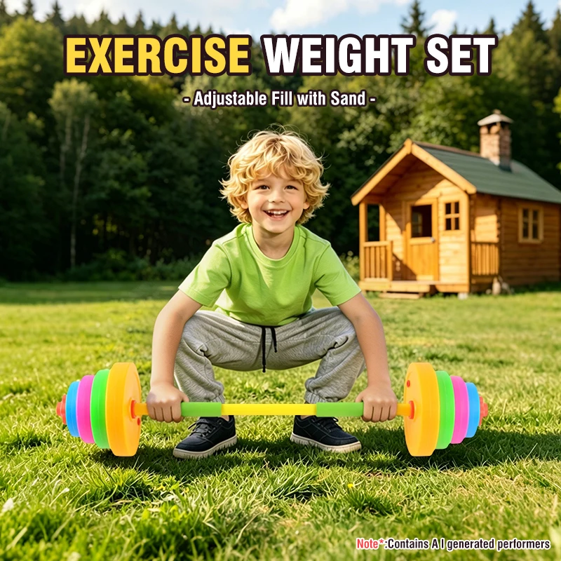 ชุดดัมเบลบาร์เบลสำหรับเด็กแบบป - Home Gym For Kids บทวิจารณ์และราคา