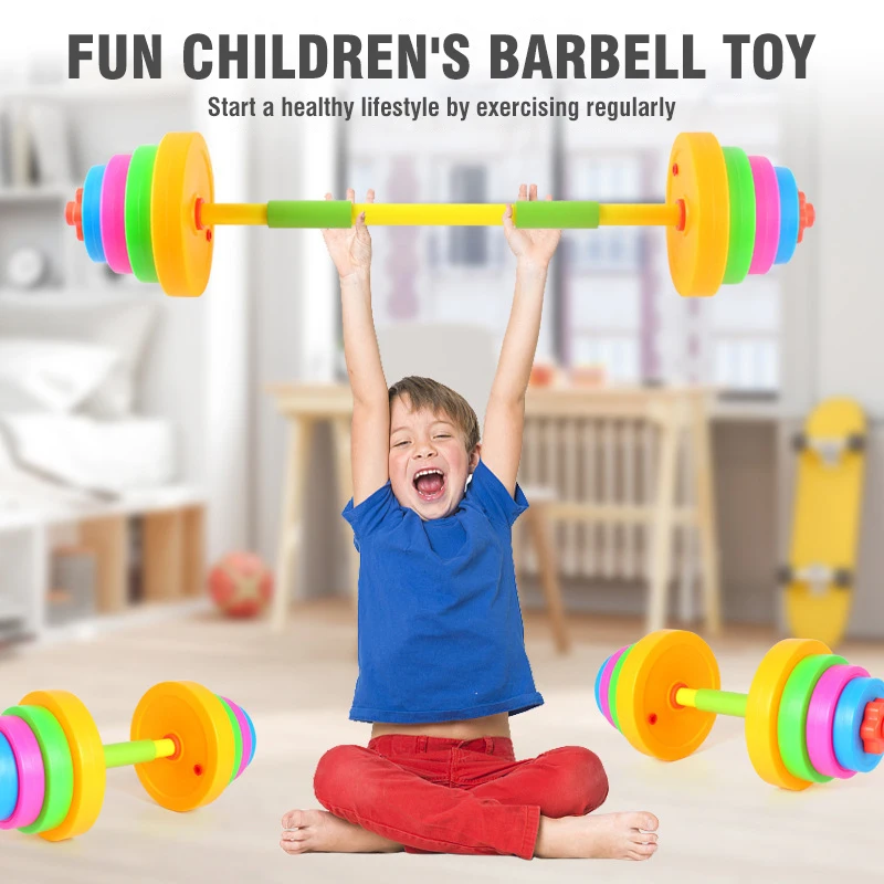 ชุดดัมเบลบาร์เบลสำหรับเด็กแบบป - Home Gym For Kids บทวิจารณ์และราคา