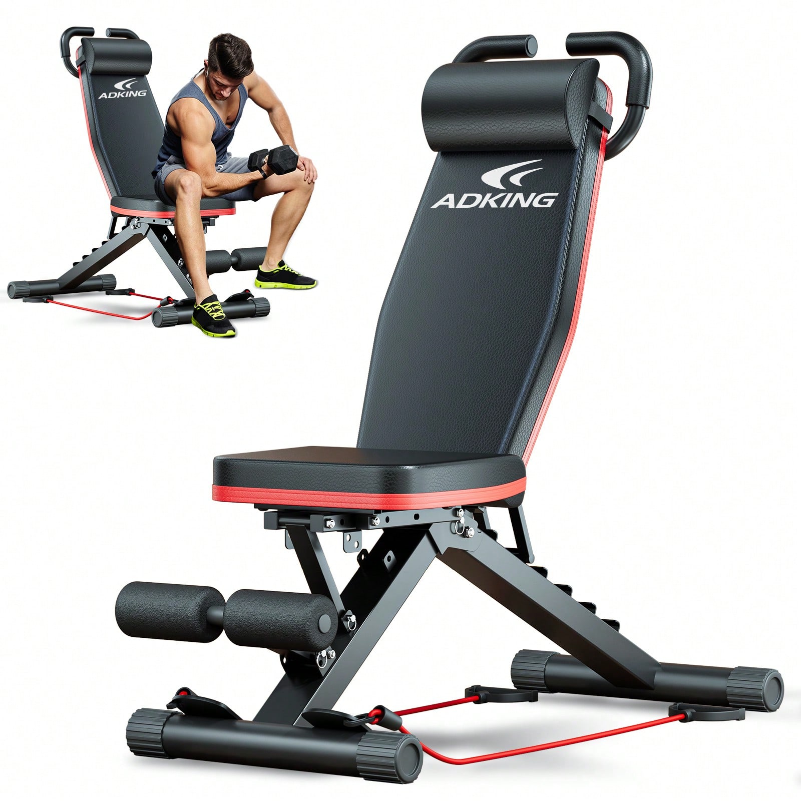 ม้านั่งยกน้ำหนักมาตรฐาน พร้อมเ - Home Gym Leg Press บทวิจารณ์และราคา
