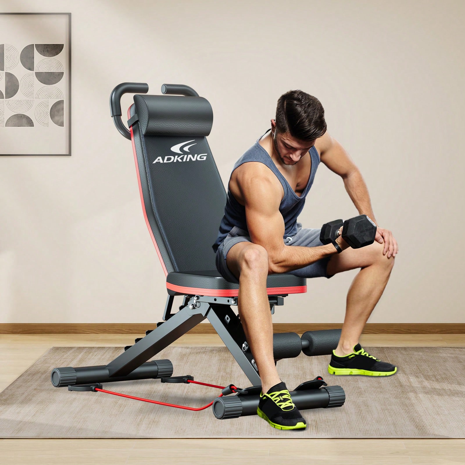 ม้านั่งยกน้ำหนักมาตรฐาน พร้อมเ - Home Gym Leg Press บทวิจารณ์และราคา
