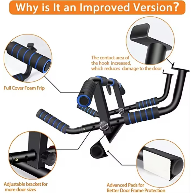 บาร์โหนติดประตูแบบไม่ต้องเจาะ  - Home Gym Installation บทวิจารณ์และราคา