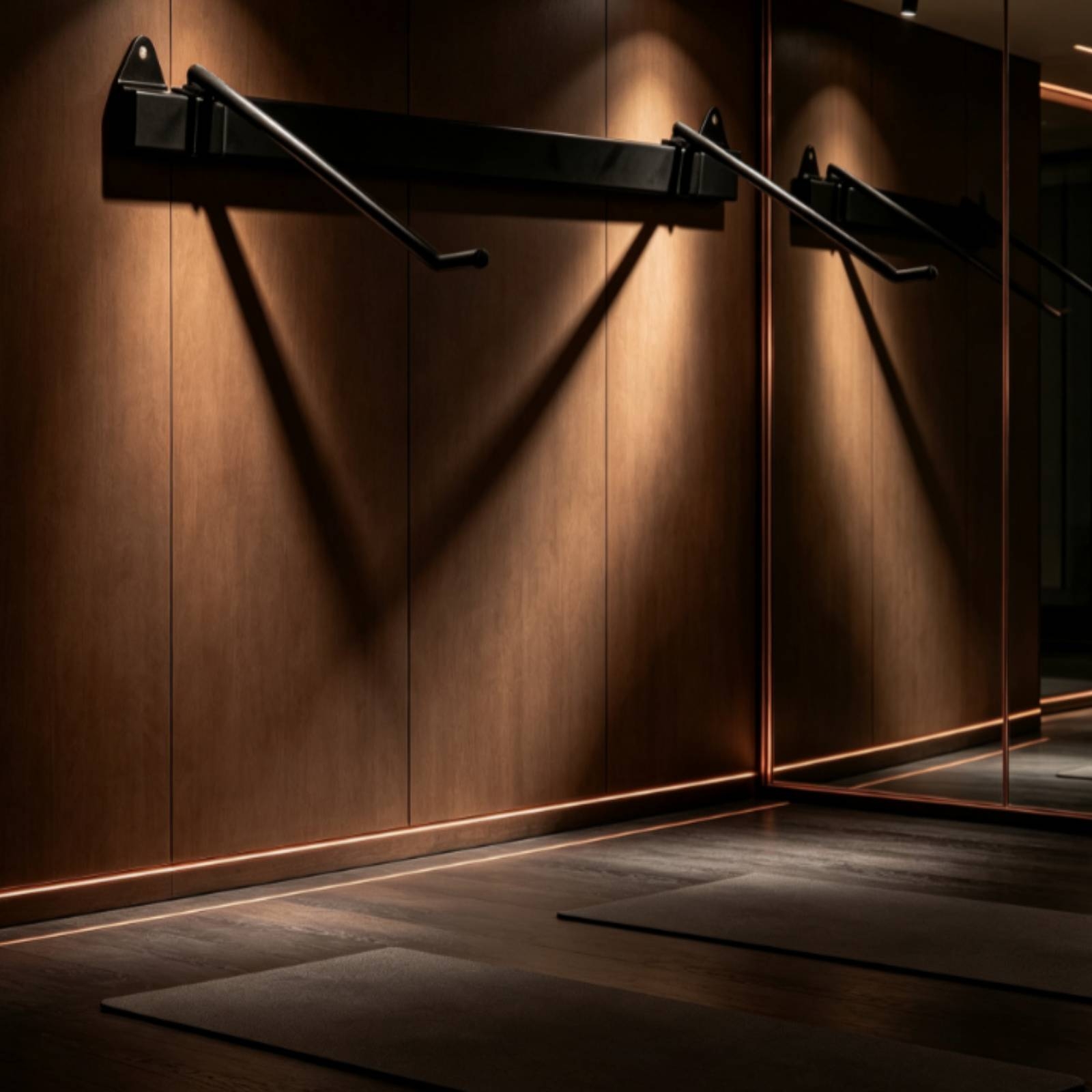 ชั้นวางเสื่อออกกำลังกาย ชั้นวา - Home Gym Installation บทวิจารณ์และราคา