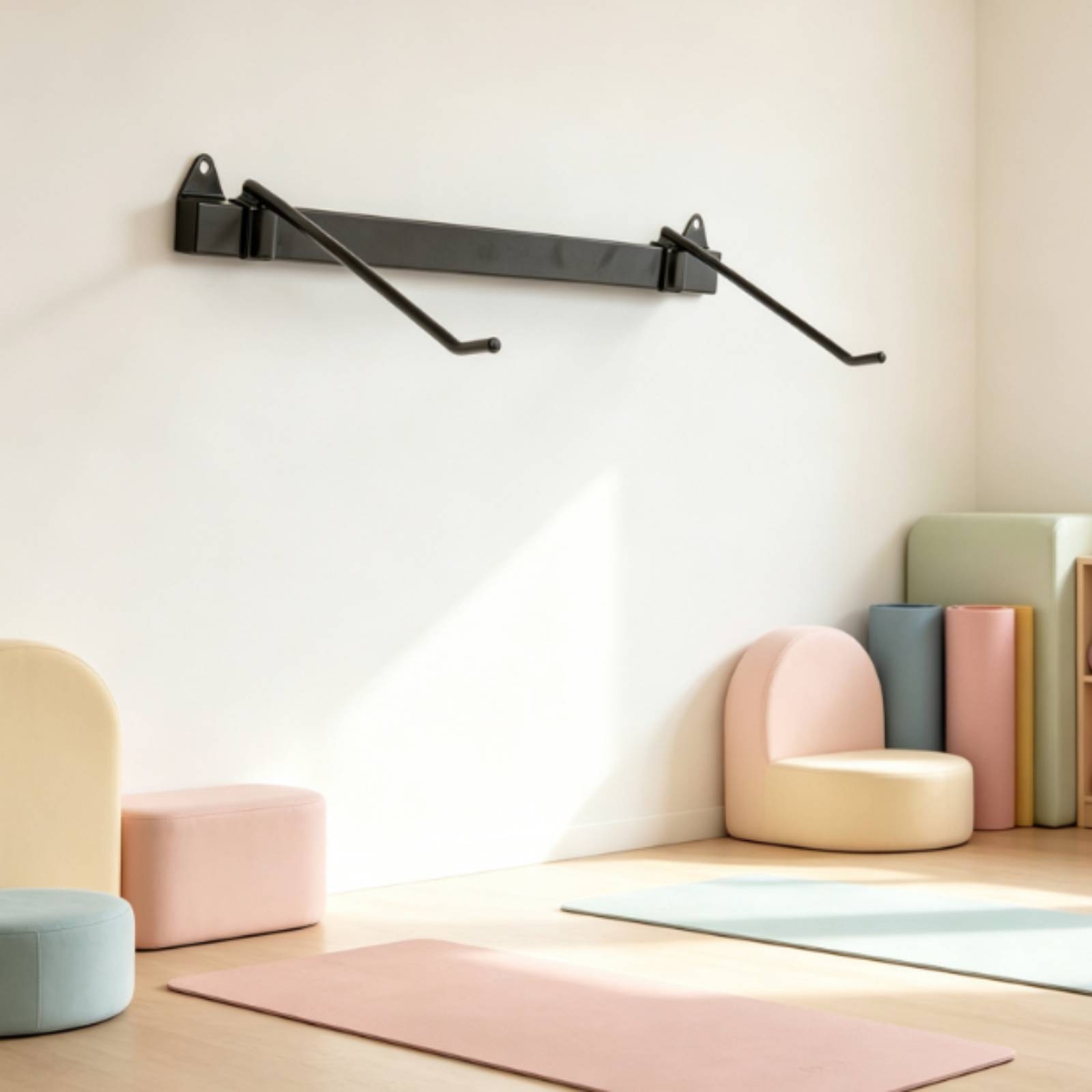 ชั้นวางเสื่อออกกำลังกาย ชั้นวา - Home Gym Installation บทวิจารณ์และราคา