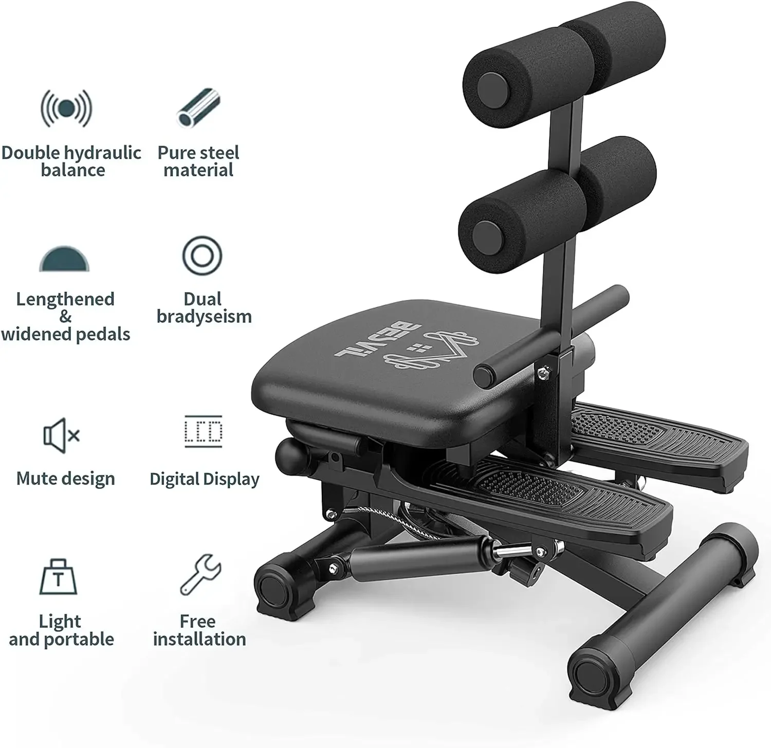 Stepper บันไดสําหรับออกกําลังก - Home Gym Resistance Machine บทวิจารณ์และราคา